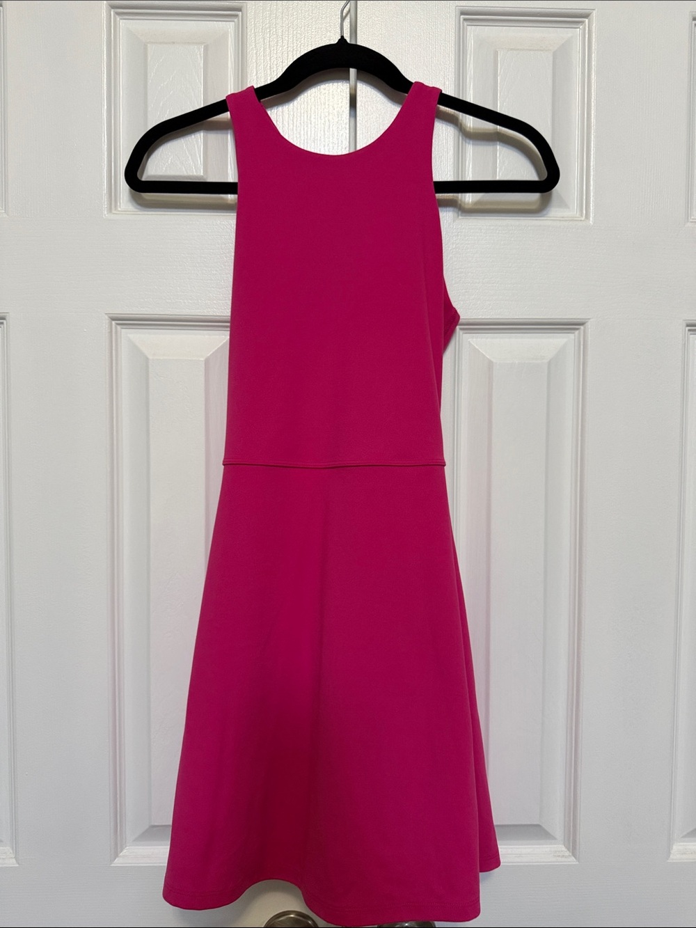 Athleta Hot Pink Sleeveless A-Line Mini Dress